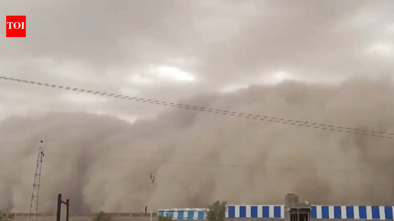 Massive dust storm engulfs parts of Rajasthan; Churu witnesses near-zero visibility