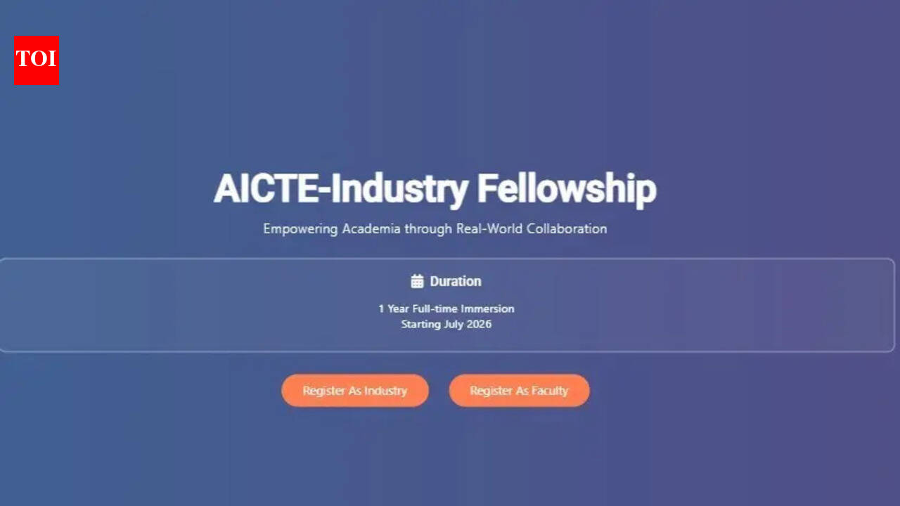 AICTE launches Industry Fellowship Programme 2026: Faculty to get Rs 1 lakh monthly stipend- complete details here