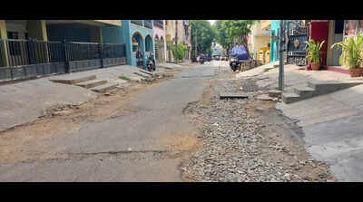 Residents near Cooke Town slam Bangalore Water Supply and Sewerage Board over chaotic road-digging work