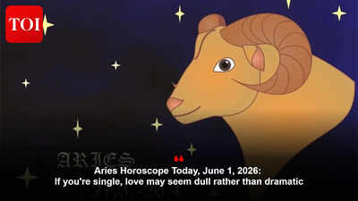 Aries Horoscope Today, June 1, 2026: If you're single, love may seem dull rather than dramatic