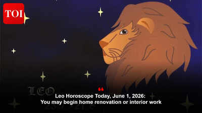 Leo Horoscope Today, June 1, 2026: You may begin home renovation or interior work