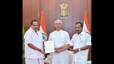 AIADMK petitions governor over TVK ‘poaching’