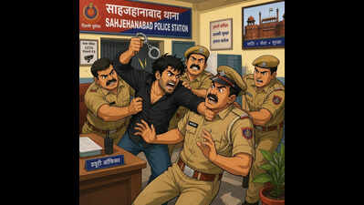 POCSO accused assaults constable, threatens cops at PS