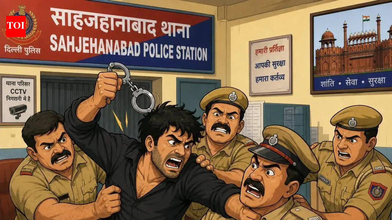 POCSO accused assaults constable, threatens cops at PS