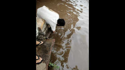 Rain turns dug-up roads into mud traps in Ludhiana; resident already dreading monsoon.