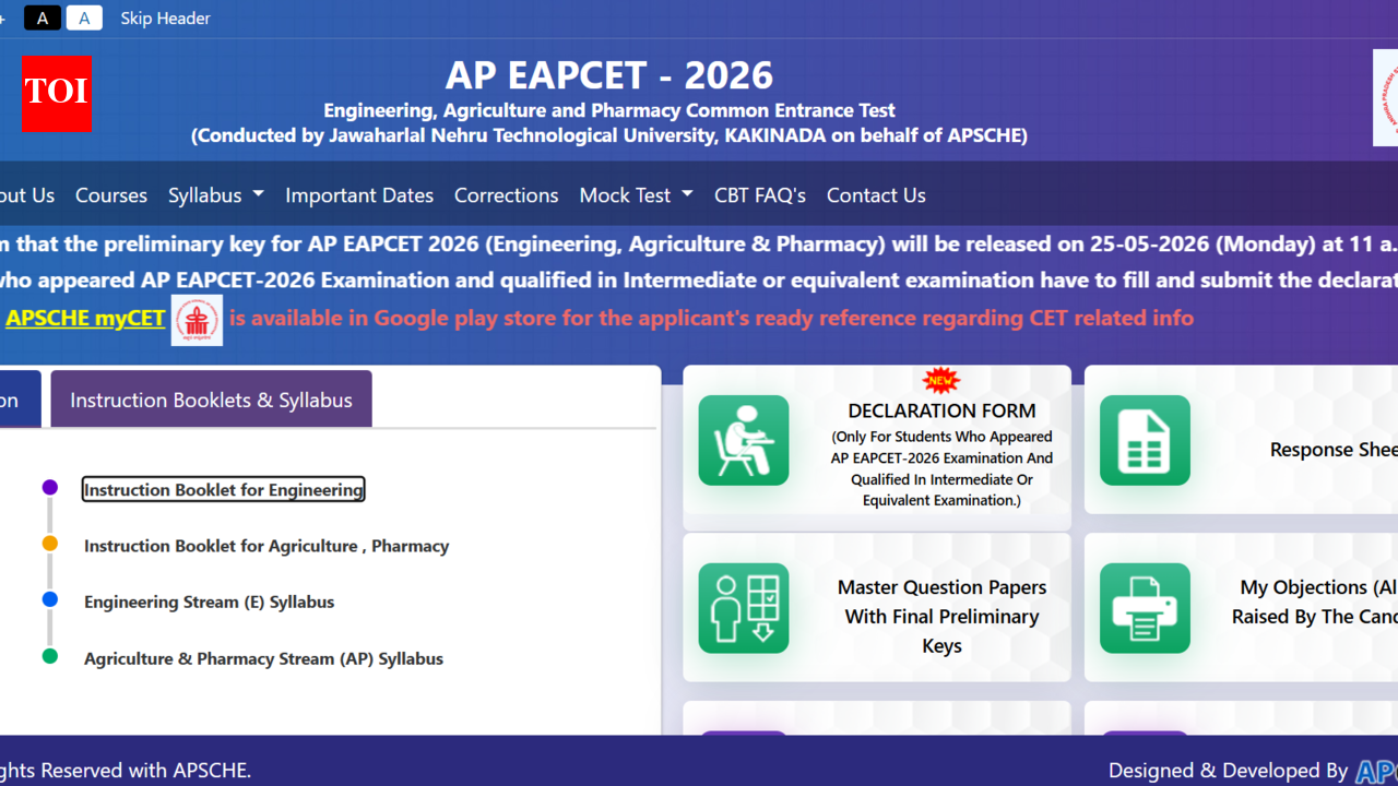 AP EAMCET 2026 result likely to be released tomorrow: Check steps to download scorecard