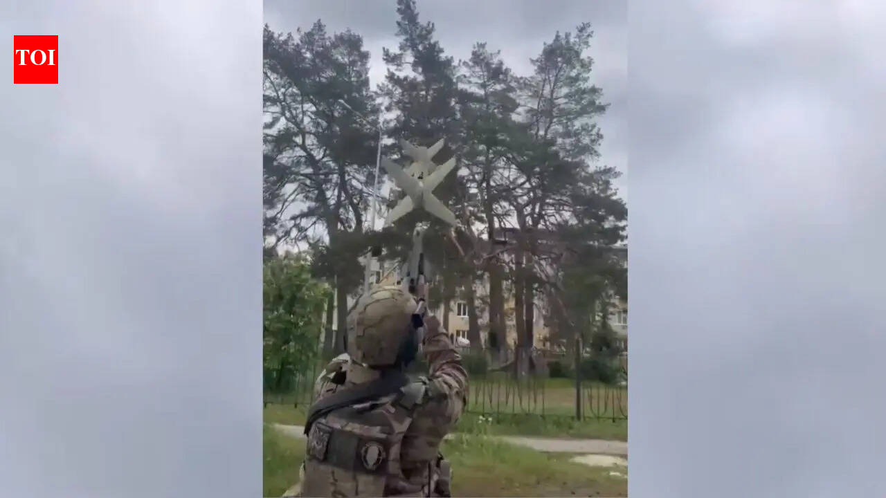 Watch: Russia's 'fire-and-forget' $500 Yolka drone hunter that fits in soldier's hand