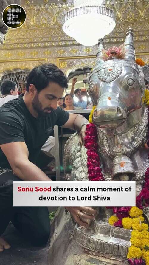 Sonu Sood Shares Peaceful Moment Of Devotion To Lord Shiva