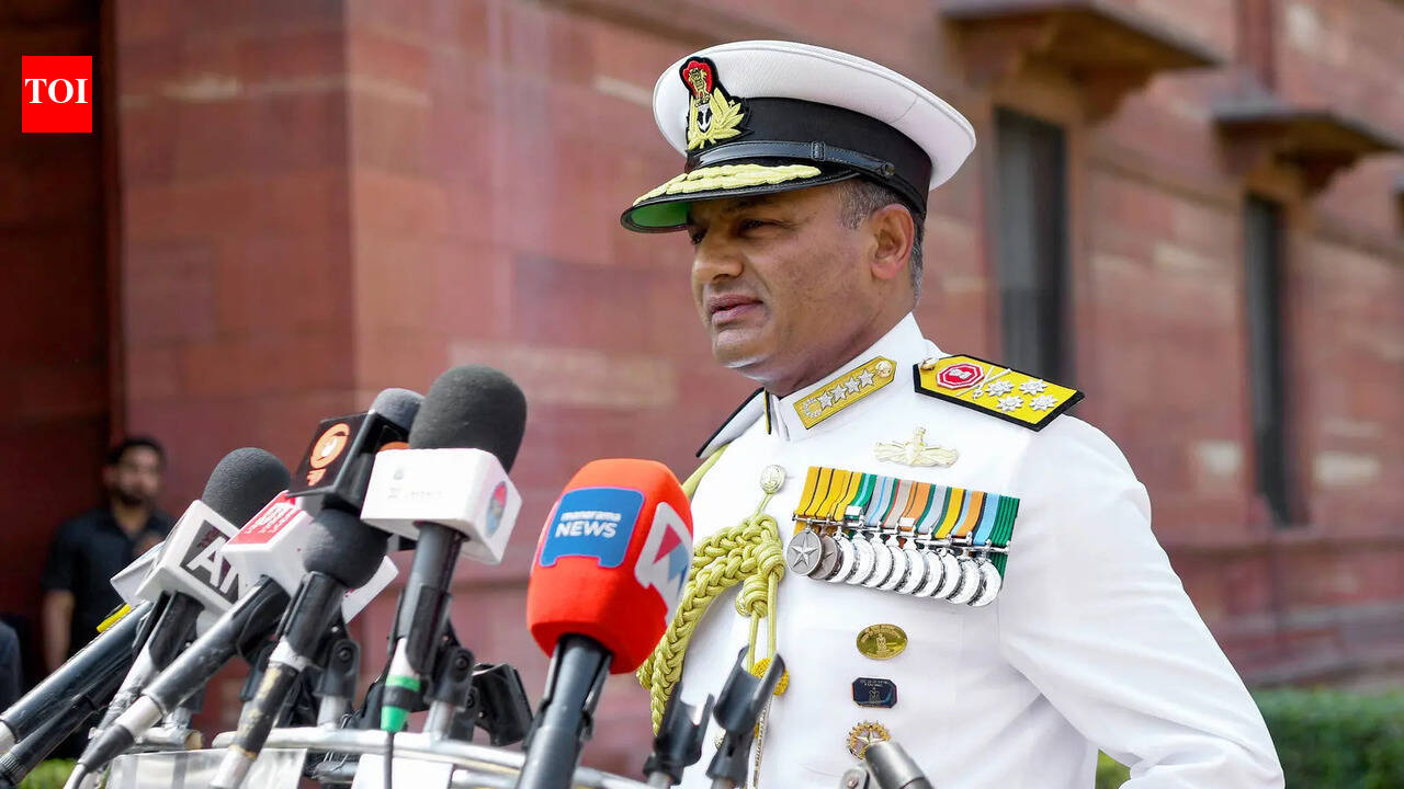 Navy will maintain highest level of operational readiness, combat effectiveness: Admiral Swaminathan after taking charge