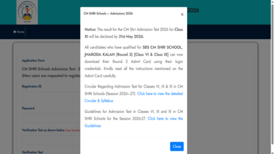 Delhi CM SHRI school Class 11 admission test result 2026 released at edudel.nic.in: Direct link to download scorecards here