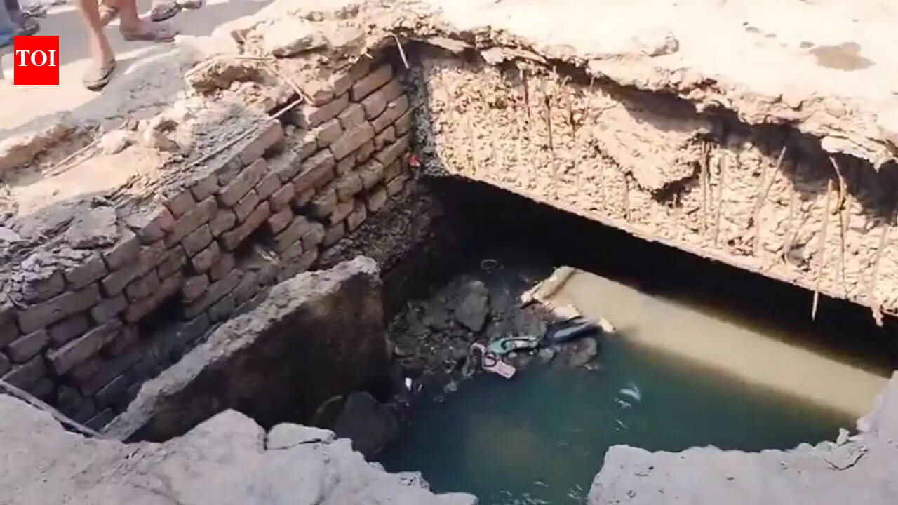 Admit cards damaged, over two dozen BEd candidates injured as drain cover collapses outside Kanpur exam centre
