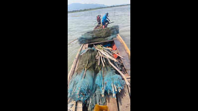 Special drive evicts 2.4k acres of illegal prawn gheries from Chilika