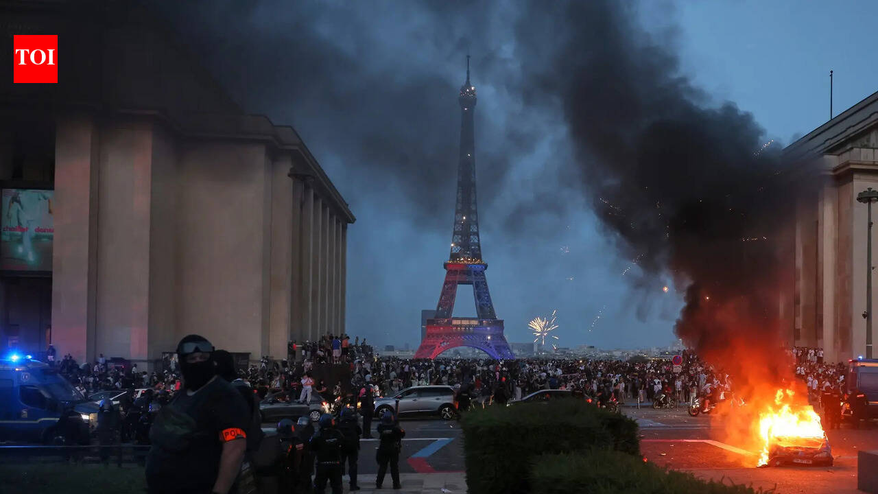 One dead and 780 arrested as PSG's Champions League celebrations descend into chaos