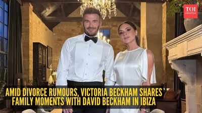 Amid divorce rumours, Victoria Beckham shares family moments with David Beckham in Ibiza