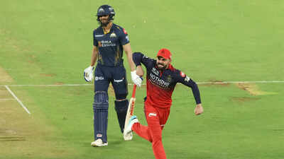 Virat Kohli’s aggressive celebrations steal the show after Gill, Sudharsan fall early in IPL final — Watch