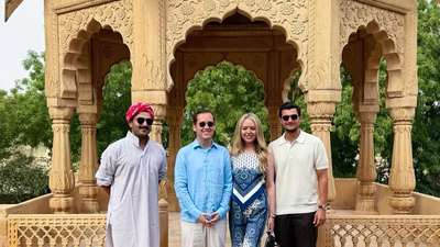 US President Donald Trump’s daughter Tiffany visits Jaisalmer’s Sonar Fort