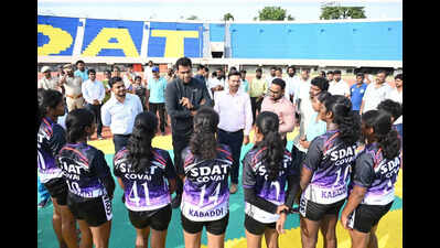 Aadhav Arjuna inspects infrastructure upgrades at  Coimbatore’s Nehru stadium