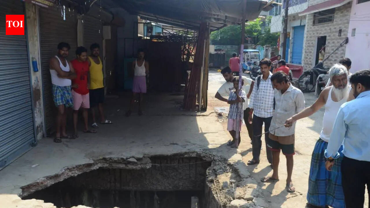 24 BEd aspirants fall into drain near exam centre after slab collapses, 4 injured