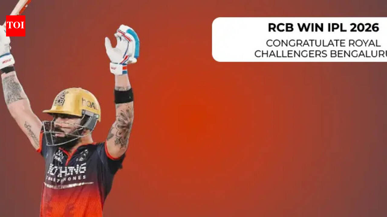 RCB wins IPL 2026: Send your congratulatory messages