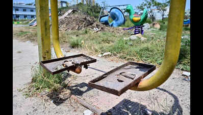 Park at Sai Nagar, Thoraippakkam cries for attention of civic authorities
