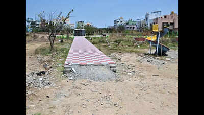 Park at Sai Nagar, Thoraippakkam cries for attention of civic authorities