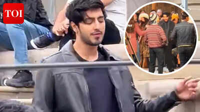 Ahaan Panday shoots romantic song sequence for Ali Abbas Zafar's next with Sharvari; Spotted grooving to Shah Rukh Khan's 'Challa' - WATCH