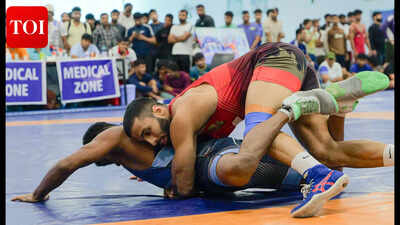 Coach Shako Bentinidis watches men’s trials: Marks out Sujeet Kalkal for Greatness, as 65kg wrestler books Asiad berth