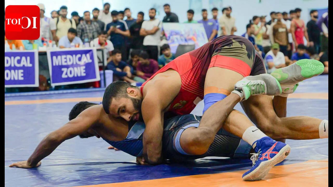 Coach Shako Bentinidis watches men’s trials: Marks out Sujeet Kalkal for Greatness, as 65kg wrestler books Asiad berth