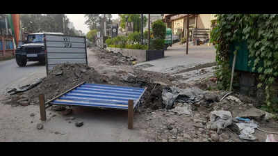 Dug-up roads, delays frustrate residents as cabling work drags on in Doon