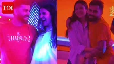 Virat Kohli dances the night away with Anushka Sharma as RCB celebrates second IPL title after beating Gujarat Titans - WATCH