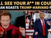 Conan O&rsquo;Brien Turns Harvard Graduation Into Trump Roast; Crowd Eats It Up