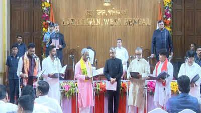 West Bengal cabinet expansion: 35 ministers take oath in Suvendu Adhikari govt
