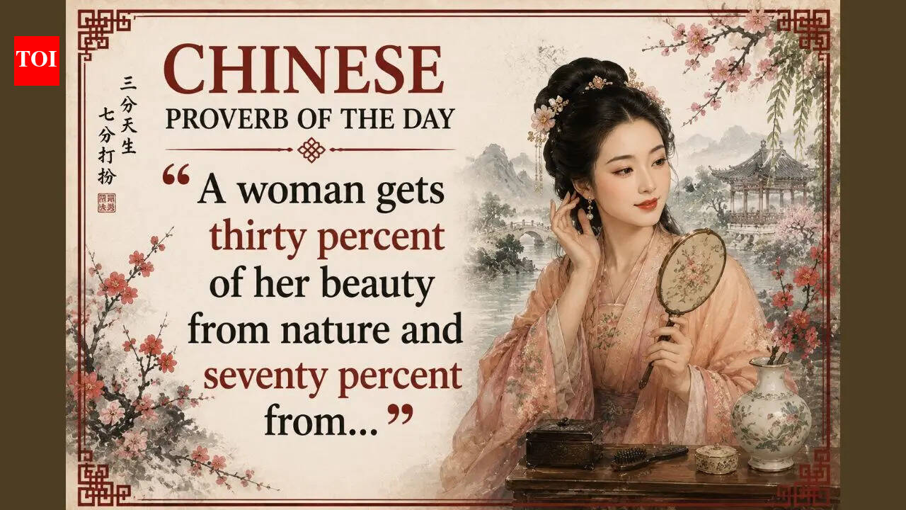 Chinese proverb of the day: “A woman gets thirty percent of her beauty from nature and seventy percent from…” — why this centuries-old saying is about much more than cosmetics