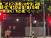 At 1 am, this person in Singapore still waited for the signal to turn green; internet takes notice