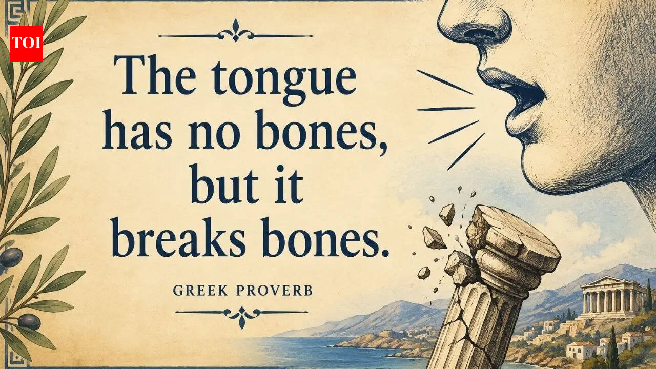 Greek proverb of the day: 