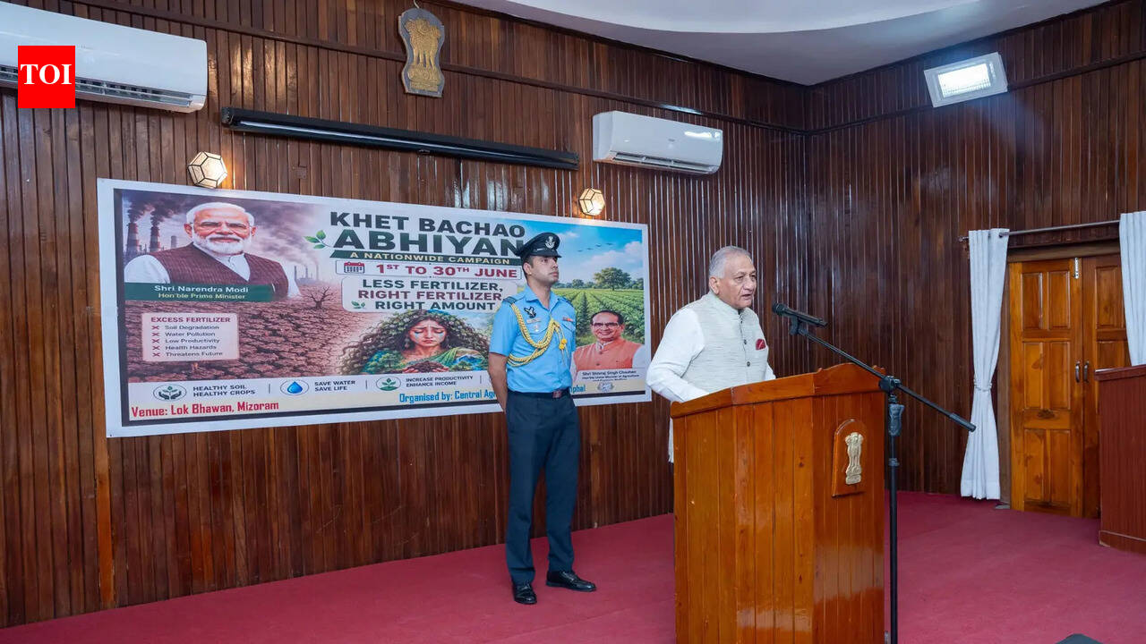 Mizoram guv launches ‘Khet Bachao Abhiyan’ to curb soil degradation