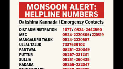Dakshina Kannada ramps up monsoon preparedness; repairs sanctioned for 228 facilities