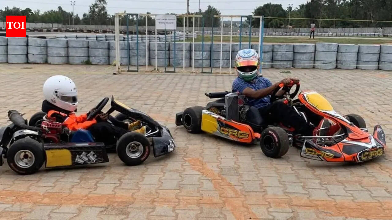 Narain Karthikeyan’s son Shiv Neel shows chops in mini category