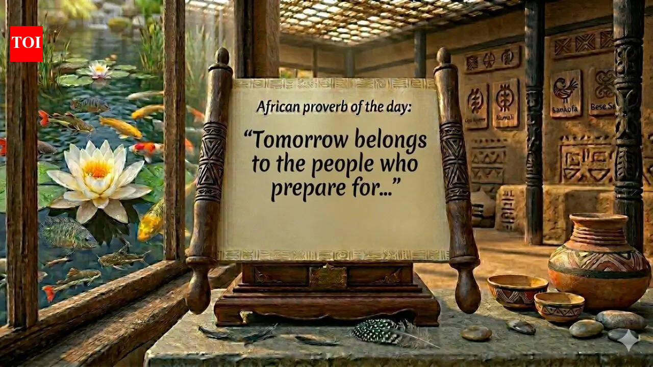 African proverb of the day: “Tomorrow belongs to the people who prepare for...” — what this simple saying really tells us about planning, discipline, and time