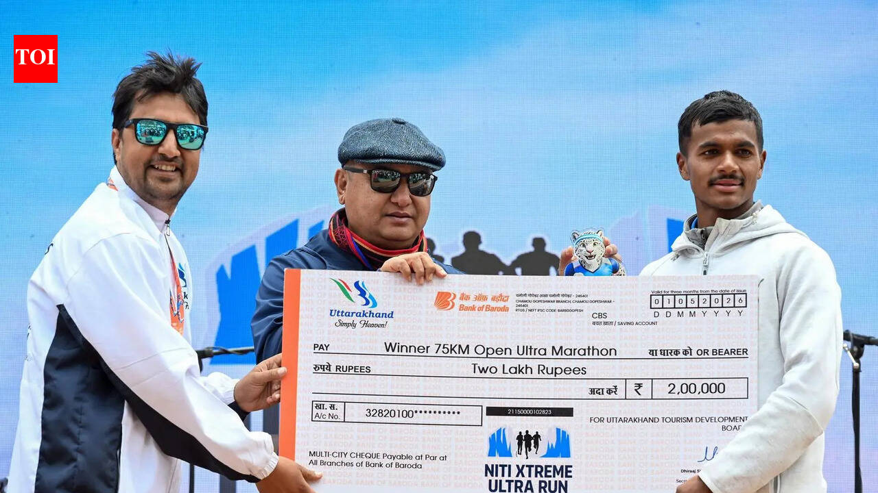 Winners felicitated at ‘Niti Extreme Ultra Run' in border valley