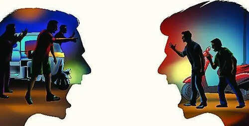 Three engineers assault building contractor in road rage, booked