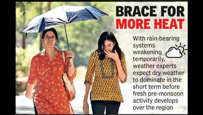 Pre-monsoon showers set to pause, temperatures may touch 42°C again