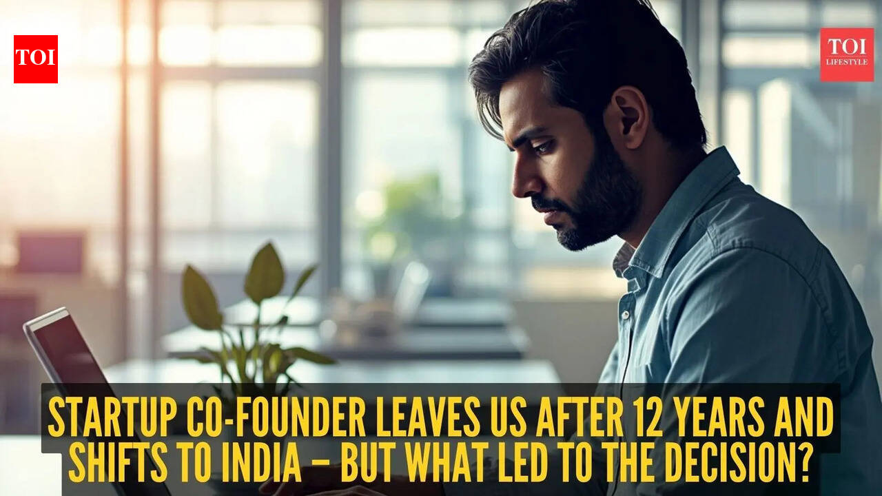 Startup co-founder leaves US after 12 years and shifts to India – but what led to the decision?