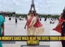 Indian women&rsquo;s saree ramp walk near Eiffel Tower sparks debate online: Celebration of culture or social media cringe?