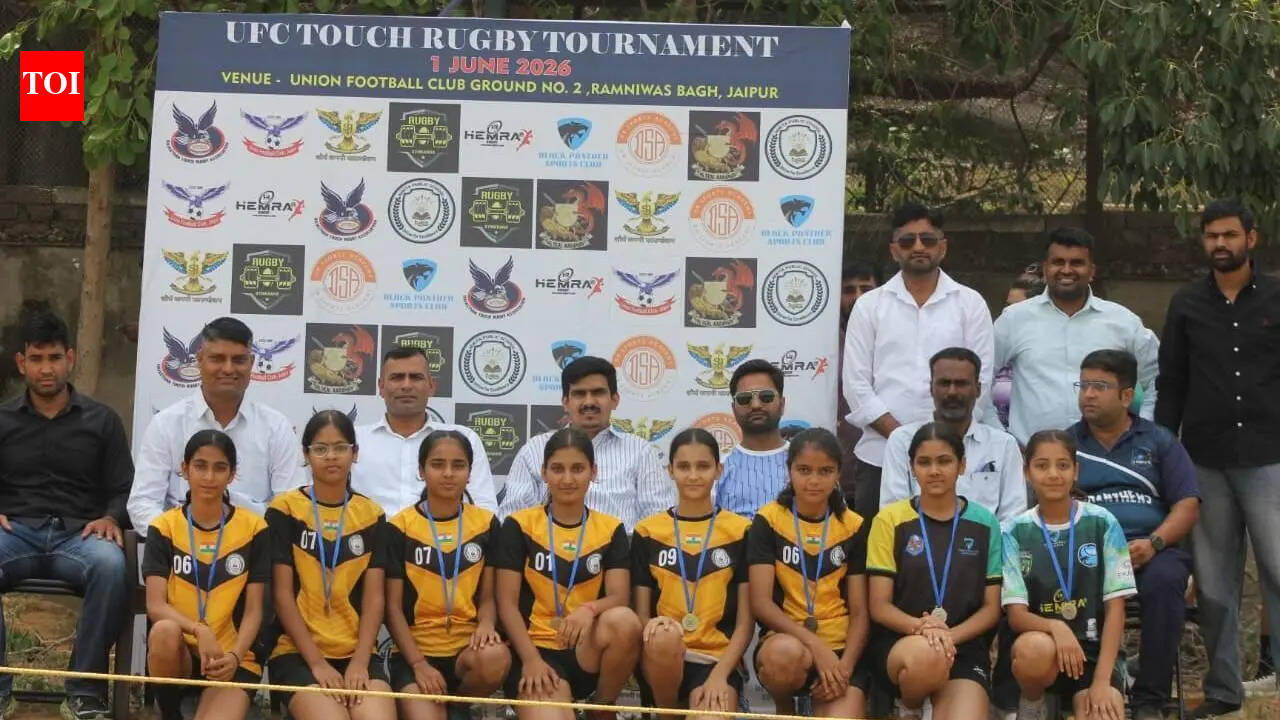 Rugby introduced at Union Football Club, 13 teams from Jaipur participate; Black Panther, Shaurya Janani Foundation, Union Rugby Club triumph