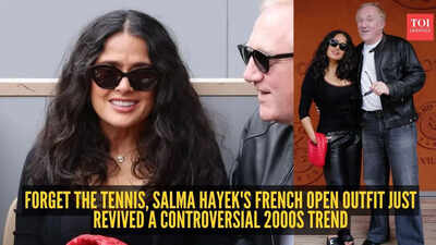 At 59, Salma Hayek just made leather Bermuda shorts the coolest trend of summer 2026