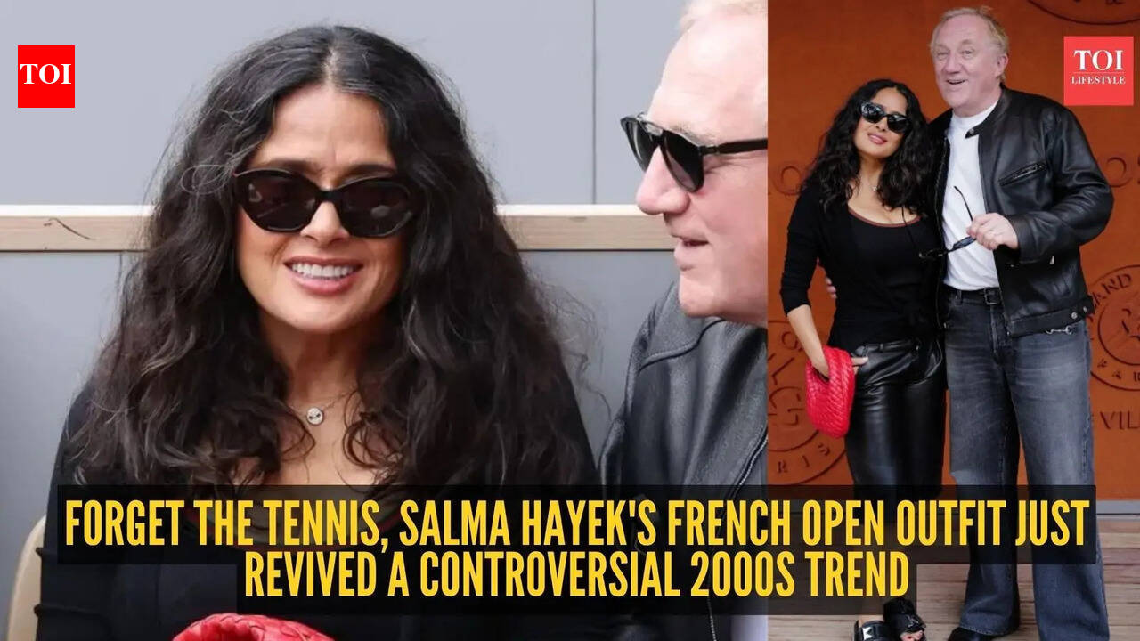 At 59, Salma Hayek just made leather Bermuda shorts the coolest trend of summer 2026