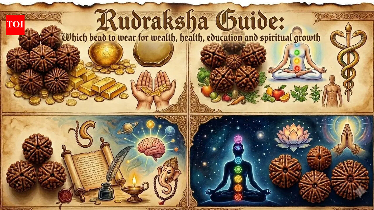 Rudraksha Guide: Which bead to wear for wealth, health, education and spiritual growth