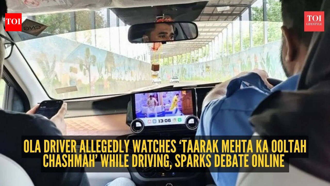 ‘Dikkat hai toh baahar utar jao’: Ola driver allegedly watches ‘Taarak Mehta Ka Ooltah Chashmah’ while driving, sparks debate online
