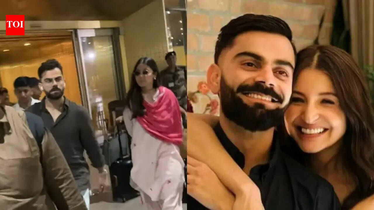 Anushka Sharma and Virat Kohli arrive in Mumbai post-IPL 2026 win after seeking Premanand Maharaj’s blessings in Vrindavan - Watch